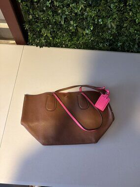 Coach Bag Saddle/cognac brown